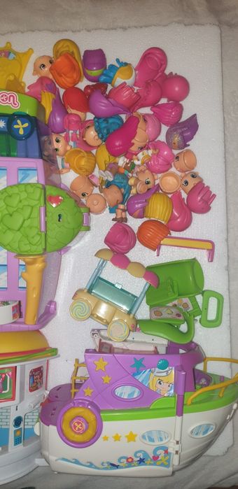 Grande lote de pinypons com muitos acessórios
