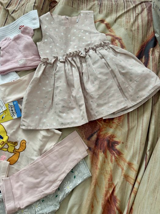 Paka ubrań ubranek dla dziewczynki rozmiar 68 - część ubranek nowych!