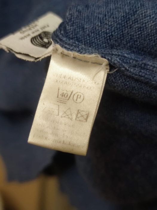 sweter męski sweterek Vistula M błękitny niebieski classic sport retro