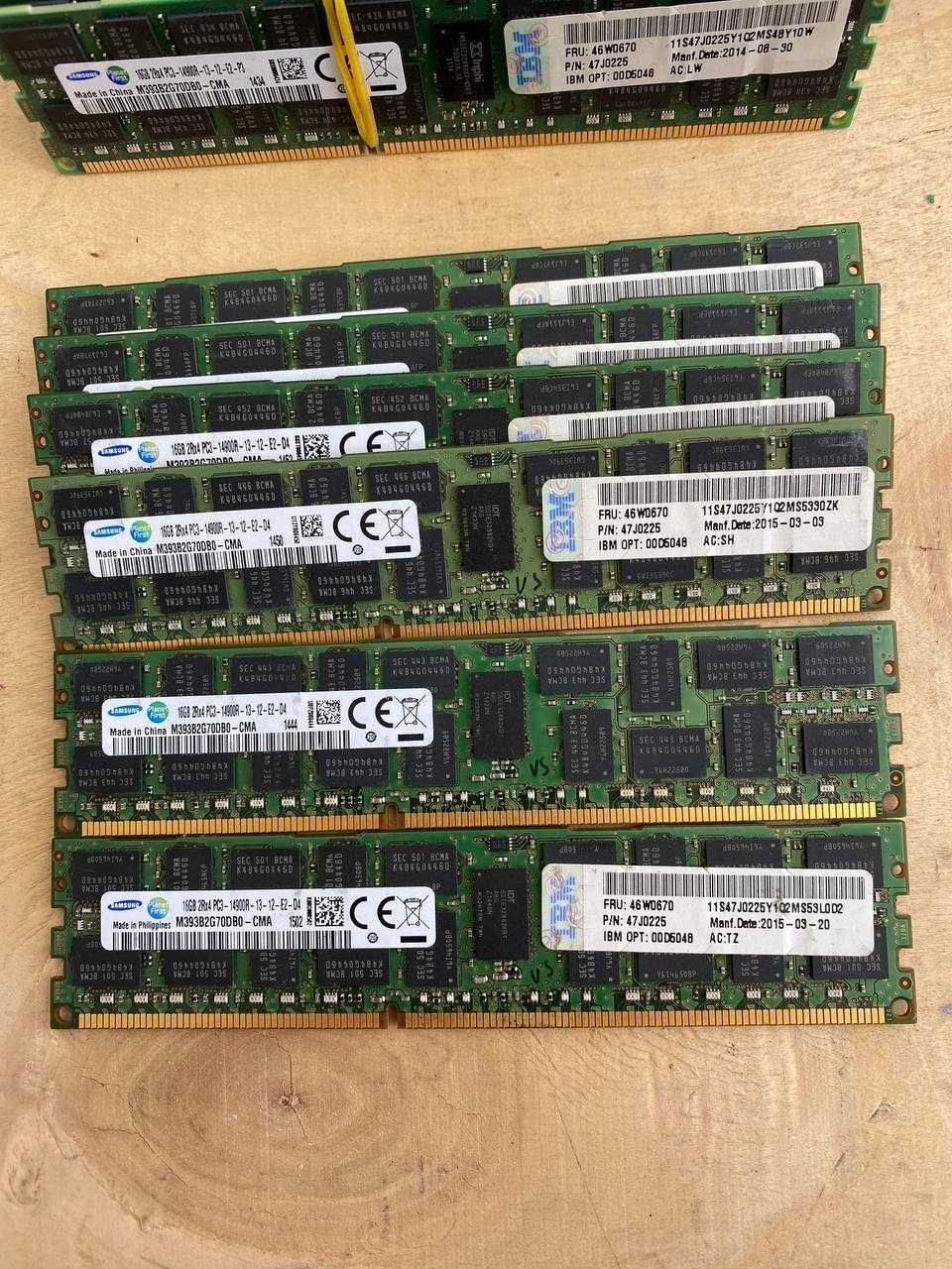 ОЗУ RAM DDR3 16Gb ECC Registered Samsung PC14900 1866Мгц