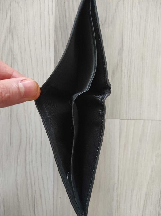 Чорний Шкіряний Гаманець Boss Hugo Boss