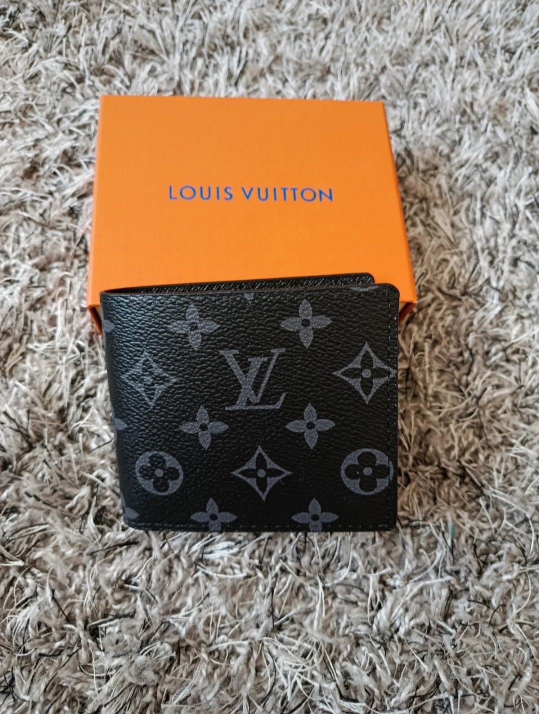 Portfel czarny Louis Vuitton