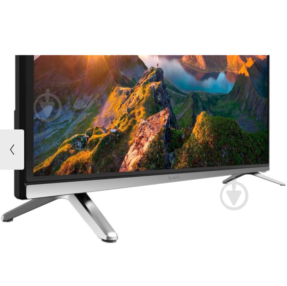 Телевізор  Bravis UHD-55F6000 Smart +T2 black