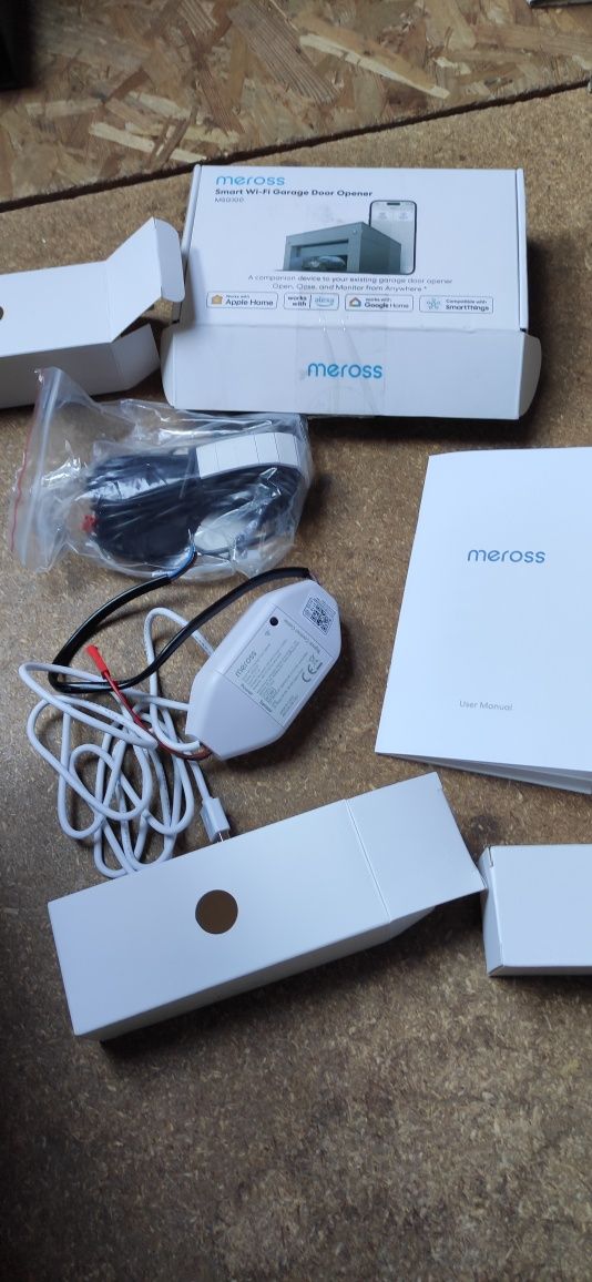 2 szt Sterownik Napędu bram garażowych Meross MSG100 pilot smart wi fi