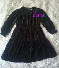 Sukienka ZARA czarna r.152