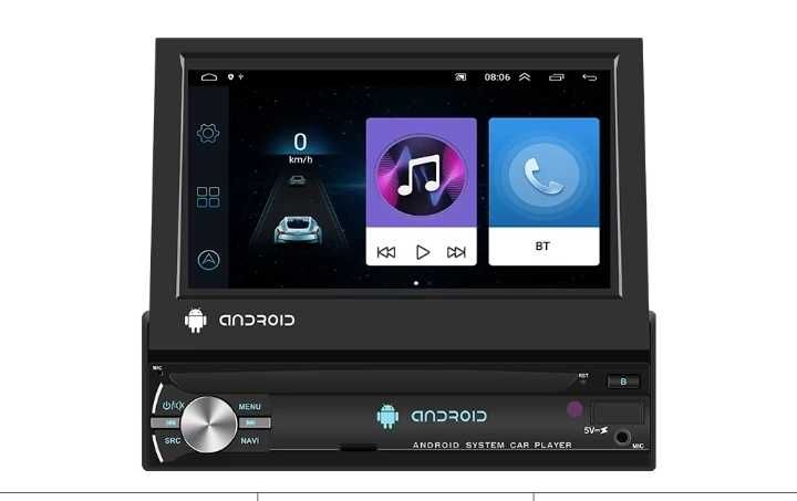 Rectractable Screen Android Player