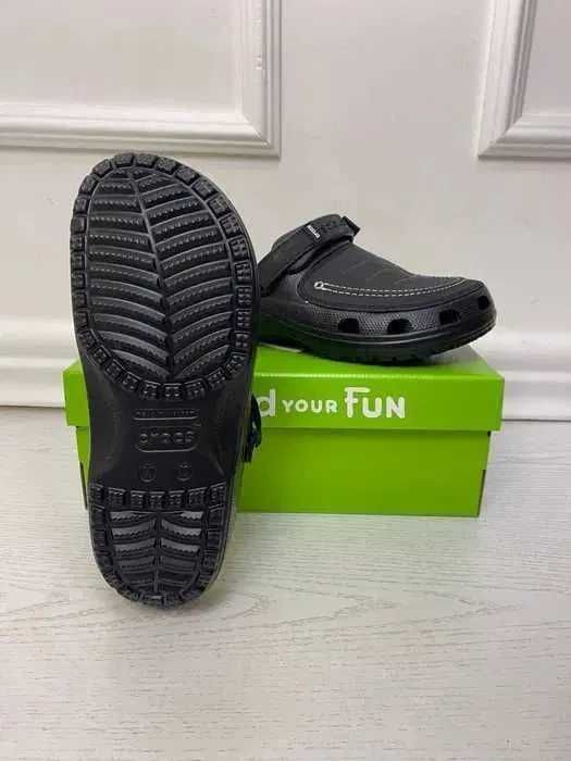 CROCS Yukon Сабо Black-чорні m7 m8 m9 m10 m11