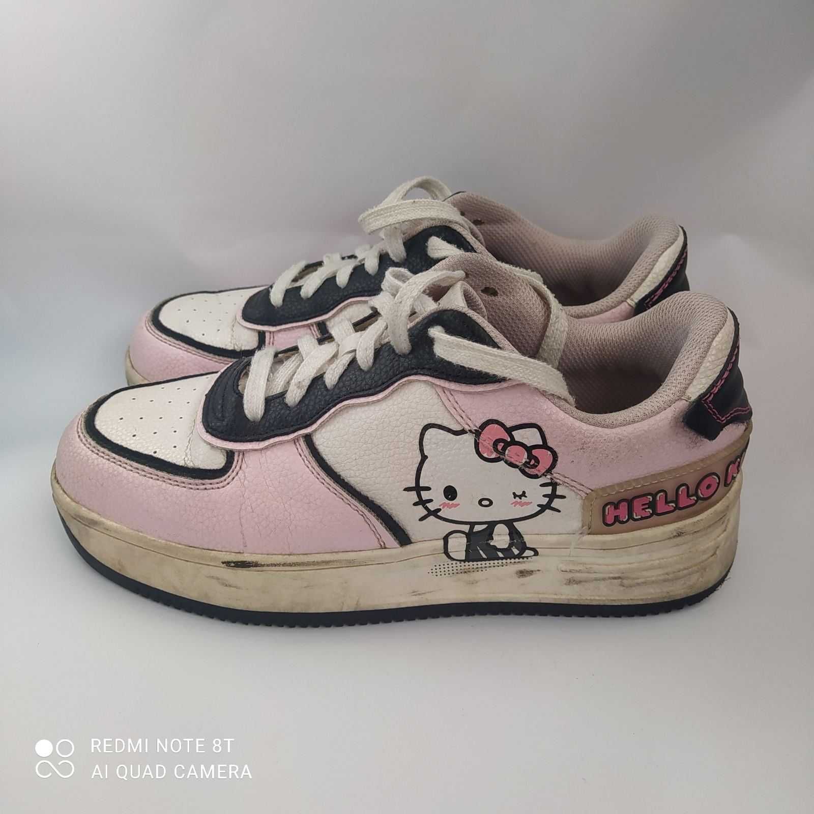 Кроссовки кеды Bershka Hello Kitty р. 38 по стельке 24,5 см