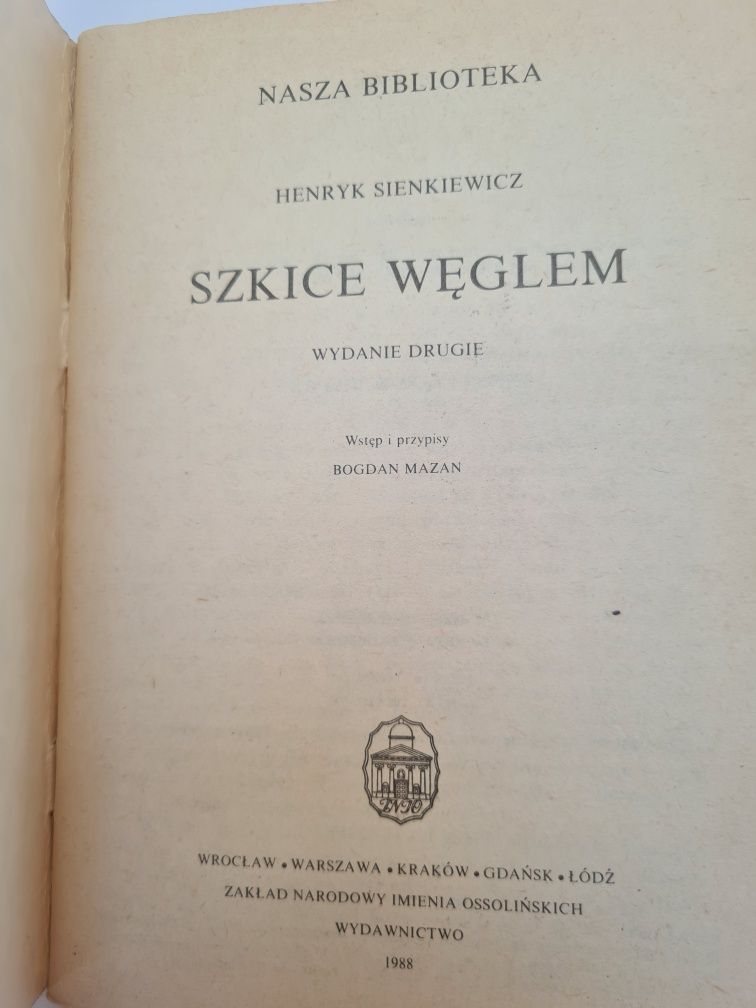 Szkice węglem - Henryk Sienkiewicz