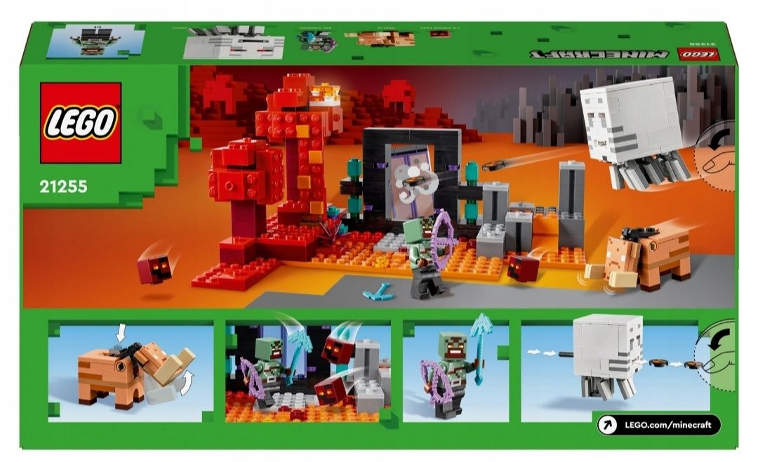 LEGO Minecraft Zasadzka w portalu do Netheru 21255