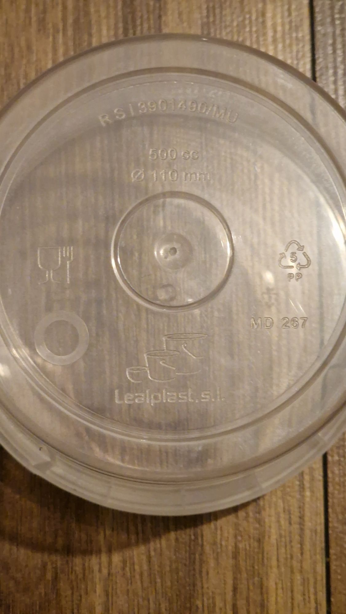 210 unidades Potes sopa 500ml com tampa novos nunca usados
