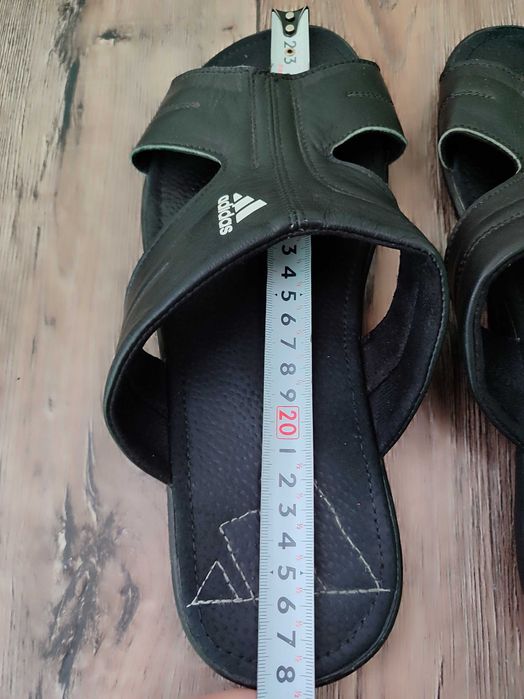 Шлёпки, шлёпанцы кожа мужские "Adidas"р.43-44 б у