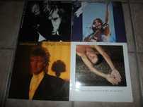 4 lps vinil- rod stewart, roger daltrey, joan baez, john denver
