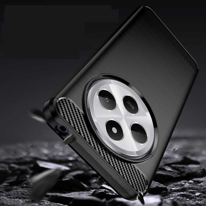 Etui Nakładka Carbon do Xiaomi Redmi 14C + Szkło Hartowane