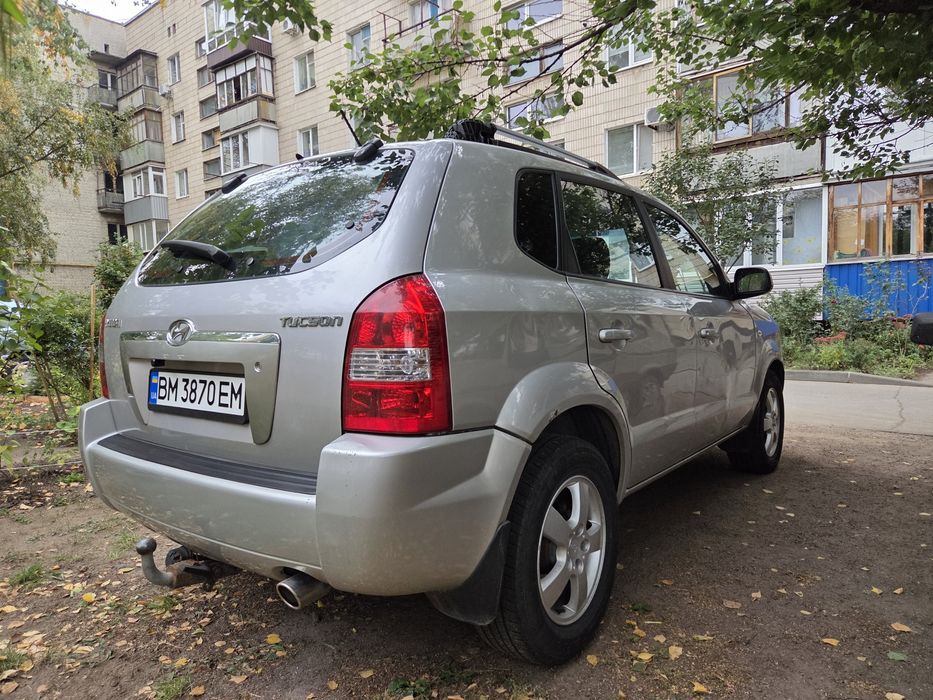 Hyundai Tucson 2008 2.0 на тимчасовій для ЗСУреєстрації.