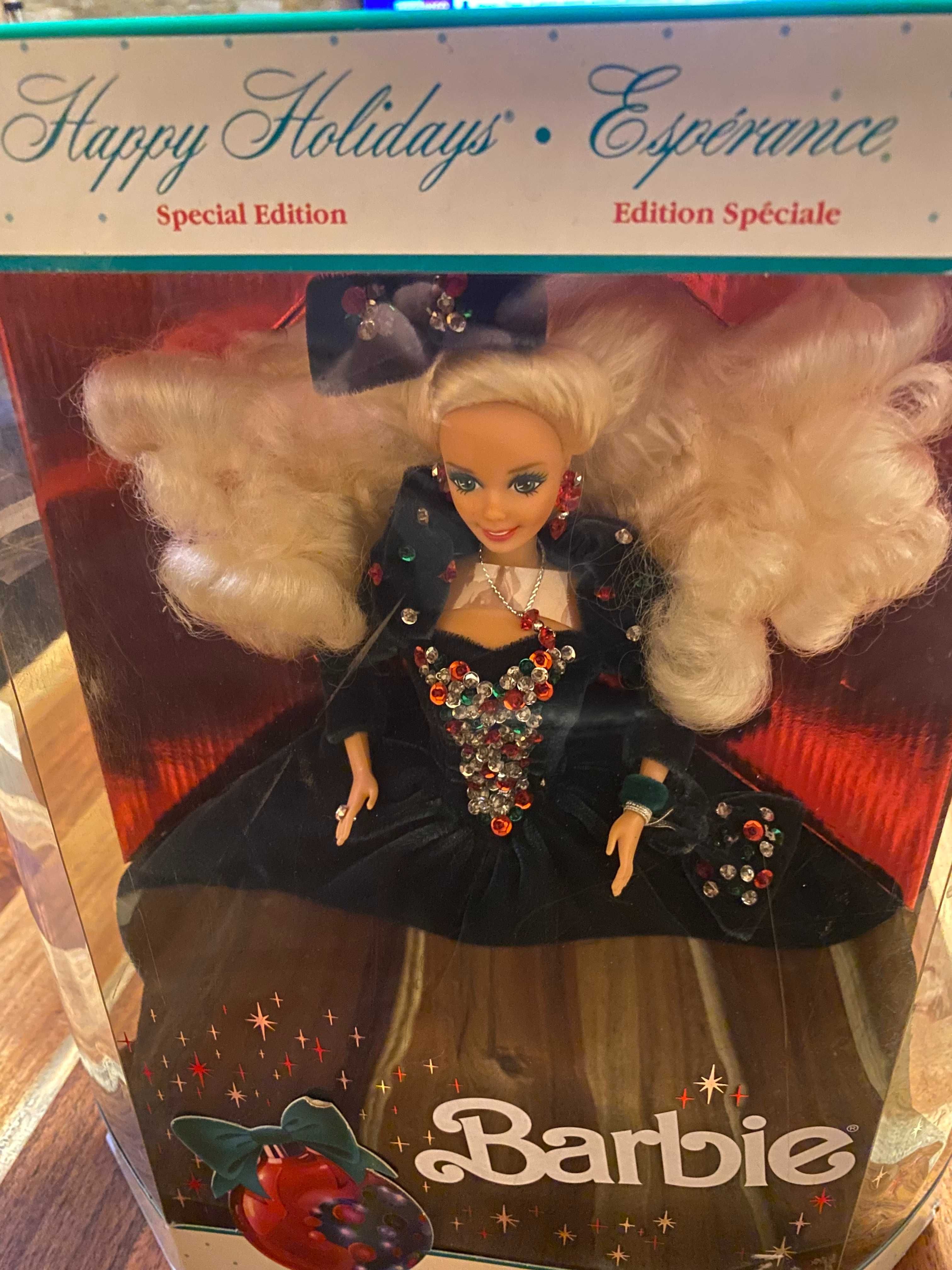 Lalka Barbie 1996 Kolekcjonerska  Happy  Holidays Limitowana edycja