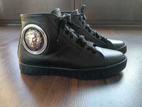 Versace buty skórzane czarne