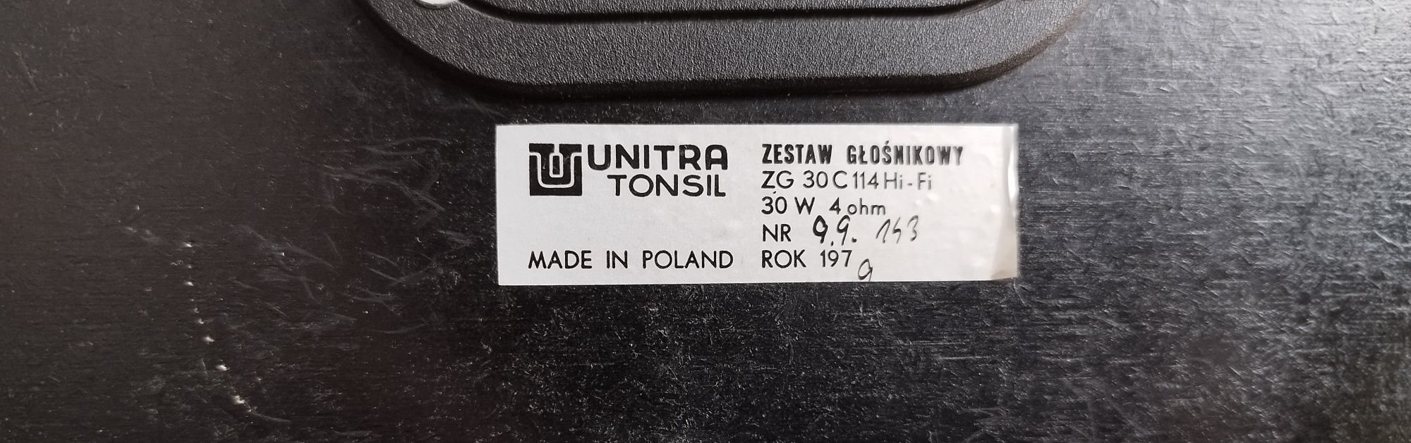Kolumny UNITRA zg30 c114