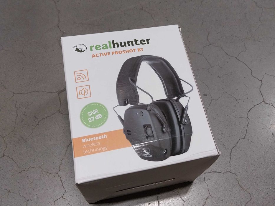 Ochronniki słuchu aktywne RealHunter Active oliwkowe 258-050 Przecena