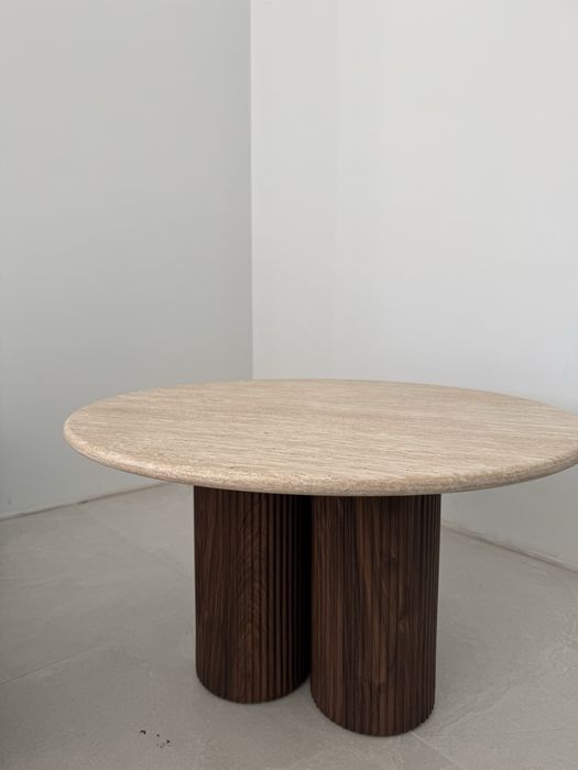 Stolik kawowy ala trawertyn