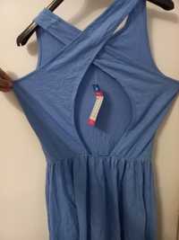 Nowa damska niebieska sukienka S