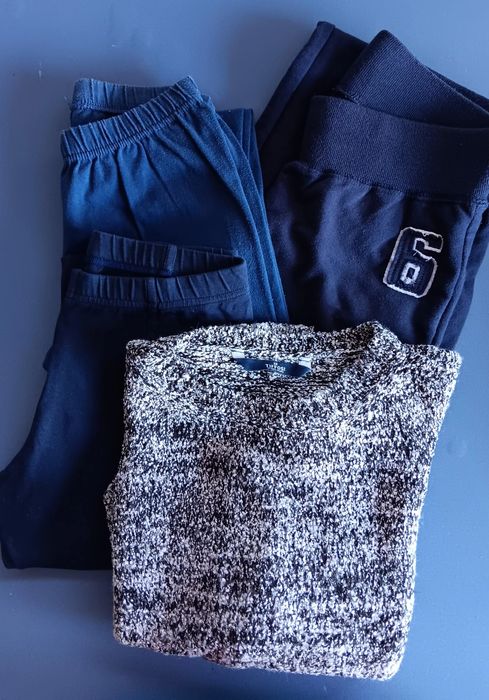 4 peças de roupa de menina, tamanho 9/10.