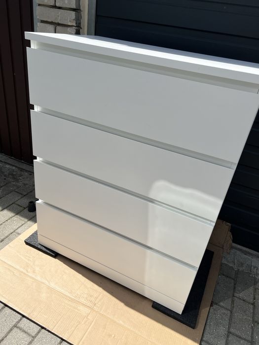 Komoda ikea malm 4 szufady jak nowa / darmowa dostawa