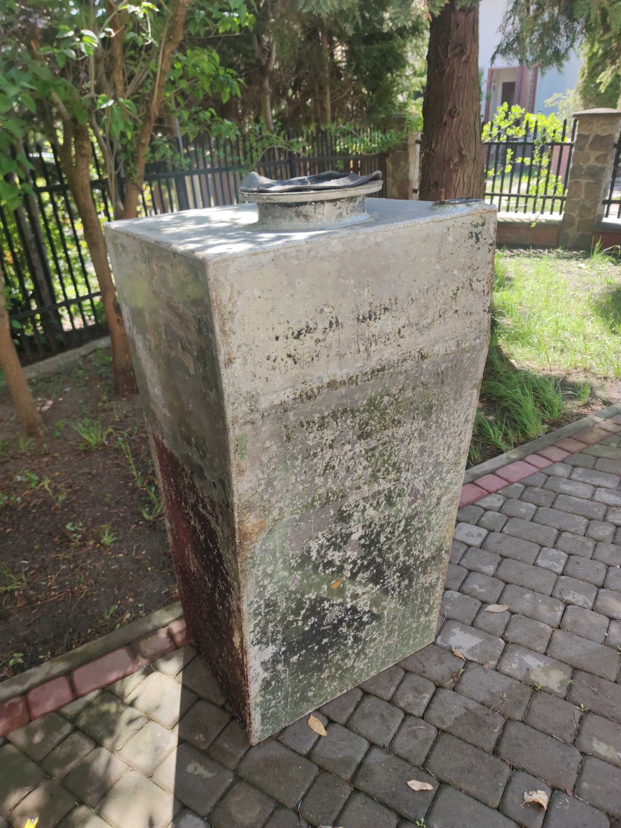 Zbiornik aluminiowy na paliwo, deszczówkę - ok 420 Litrów (120/59/58)
