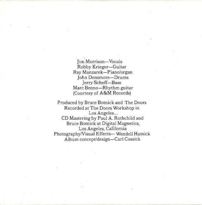 Doors - - - - - L.A. Woman - - - - - CD