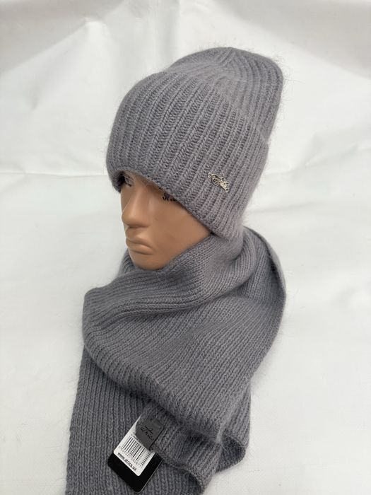 Ангорові набори,шапка,шарф,берет