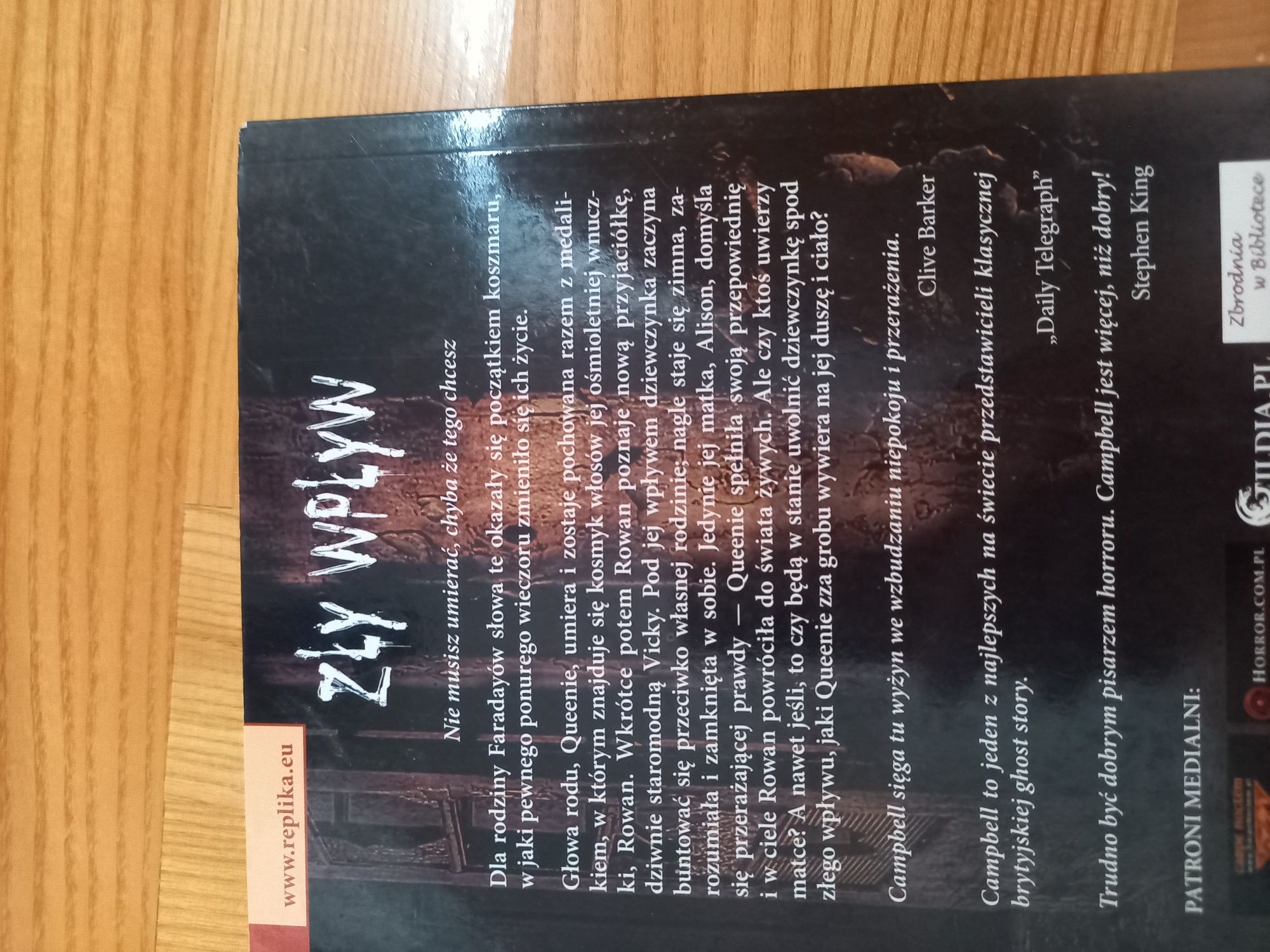 "Zły wpływ" Ramsey Campbell