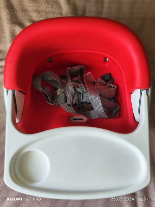 Ingenuity, Krzesełko, Baby Base Poppy Red, 2w1