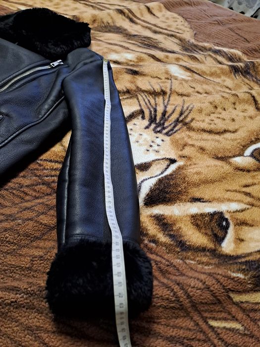 Женская  дублёнка (кожзам.)48р