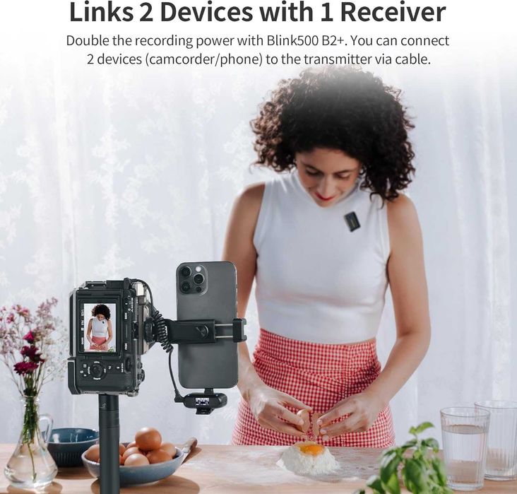 Zestaw do bezprzewodowej transmisji dźwięku Saramonic Blink500 B2+