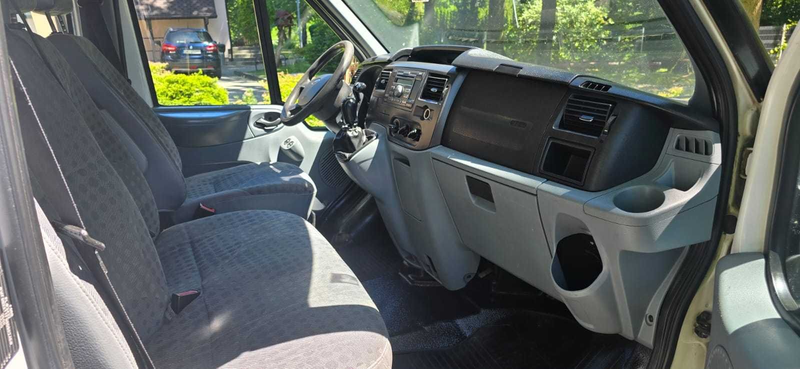 Ford Transit 7-osobowy, wywrotka z zabudową, brygadówka, I właściciel