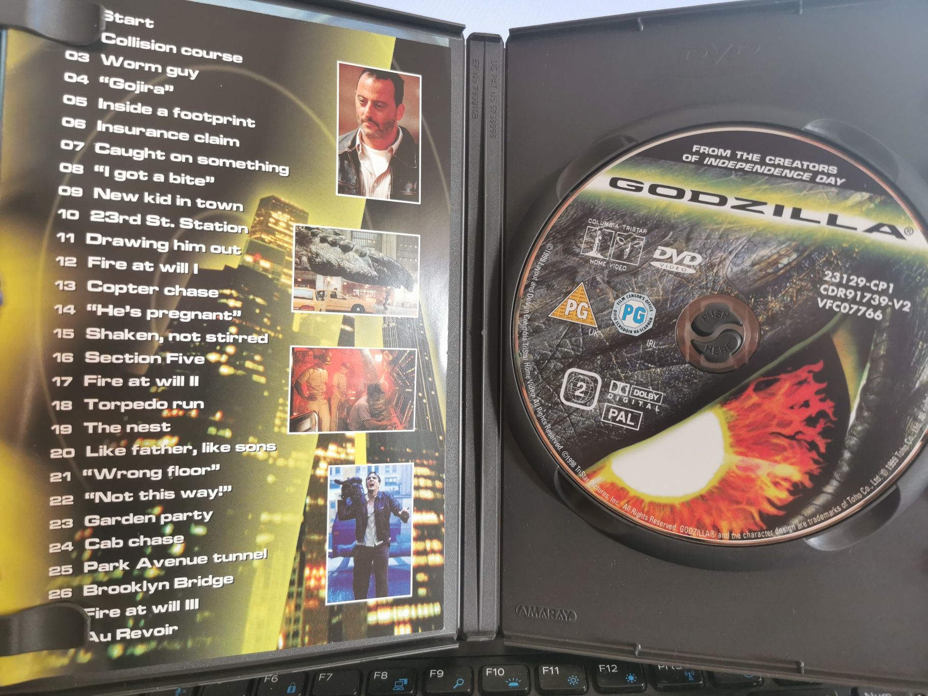 DVD Godzilla 1998