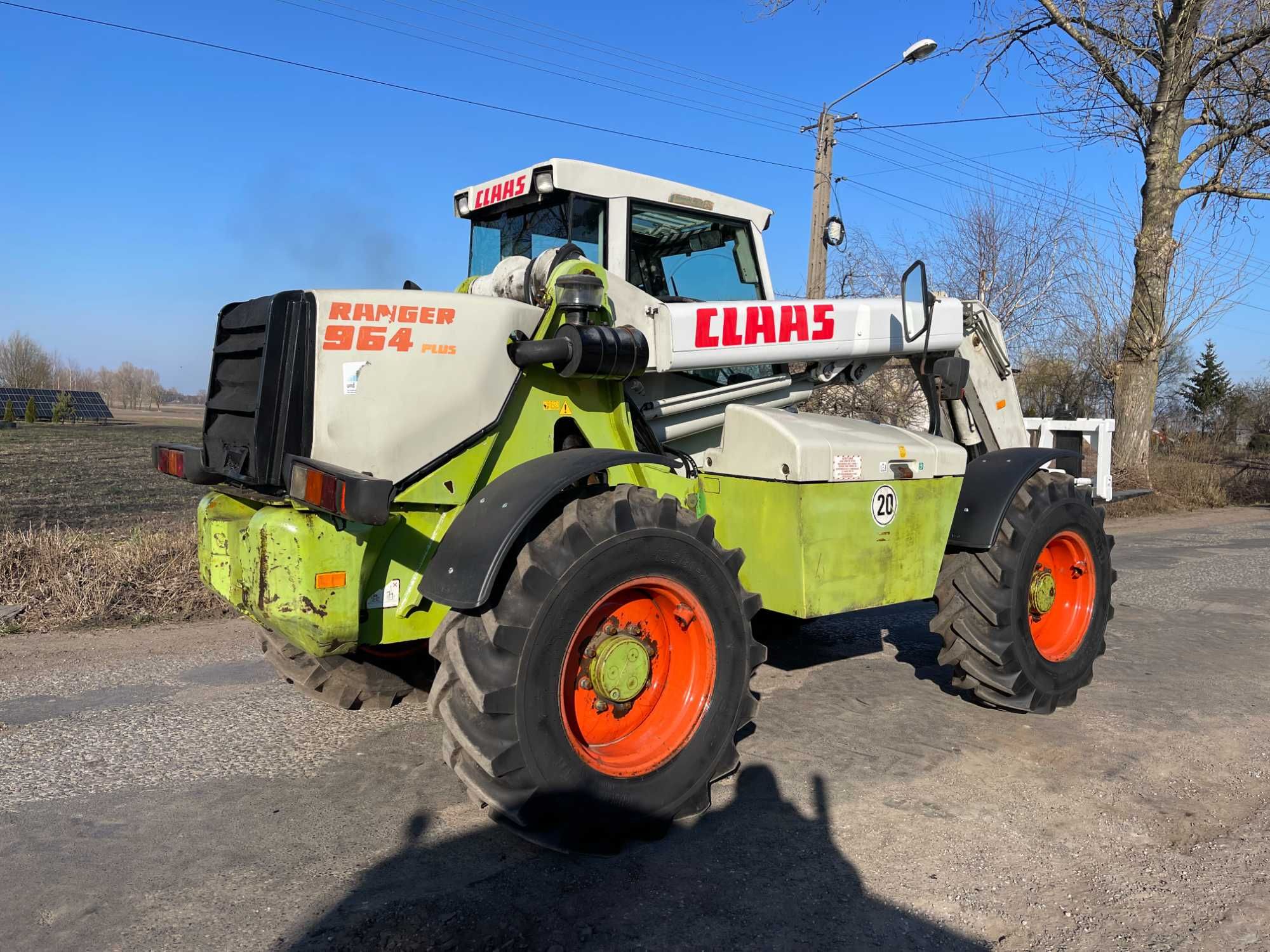 Ładowarka teleskopowa Claas Ranger 964*Perkins,Klima,Nowe opony,Brutto