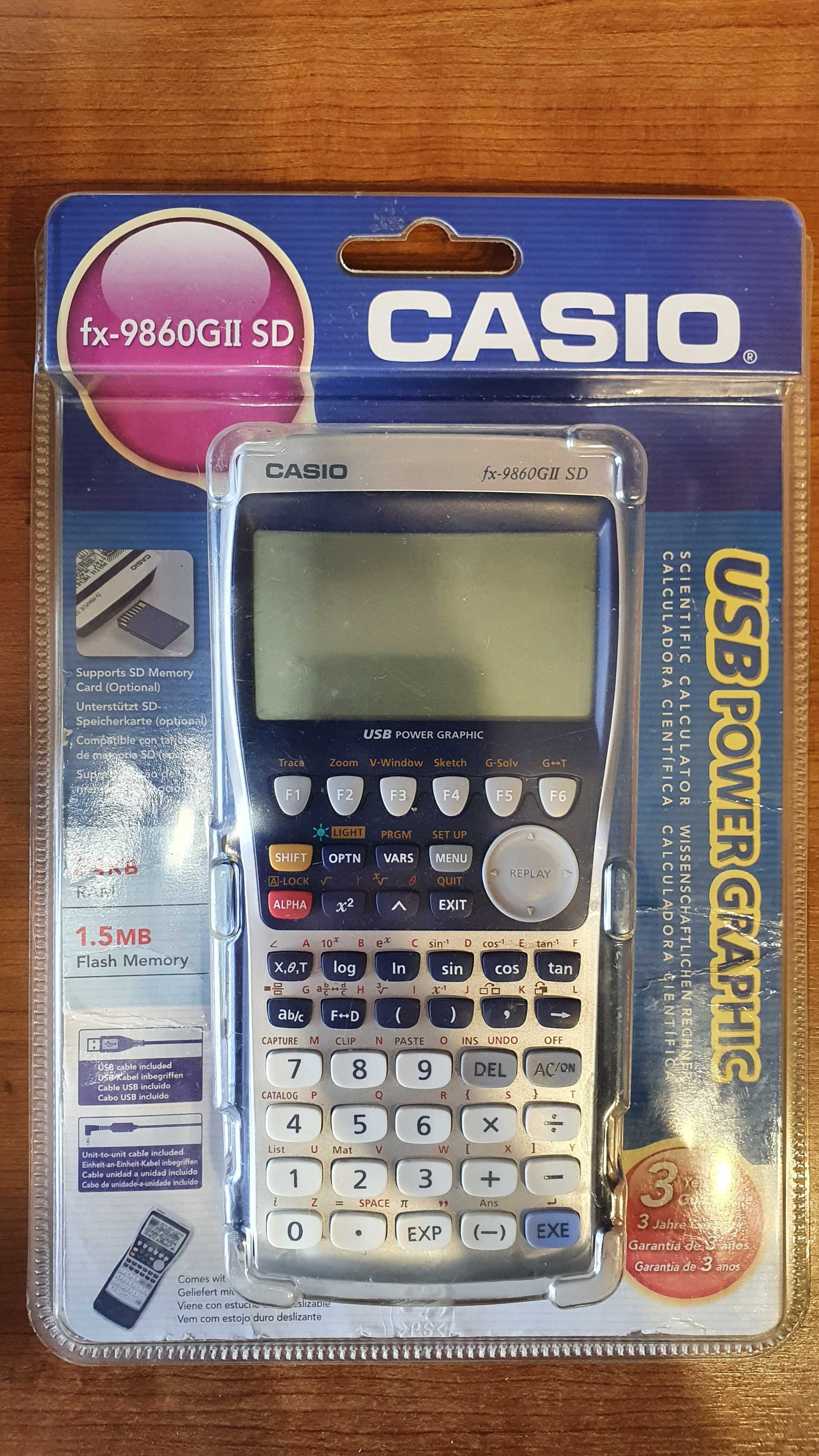 Calculadora Casio fx-9860GII SD