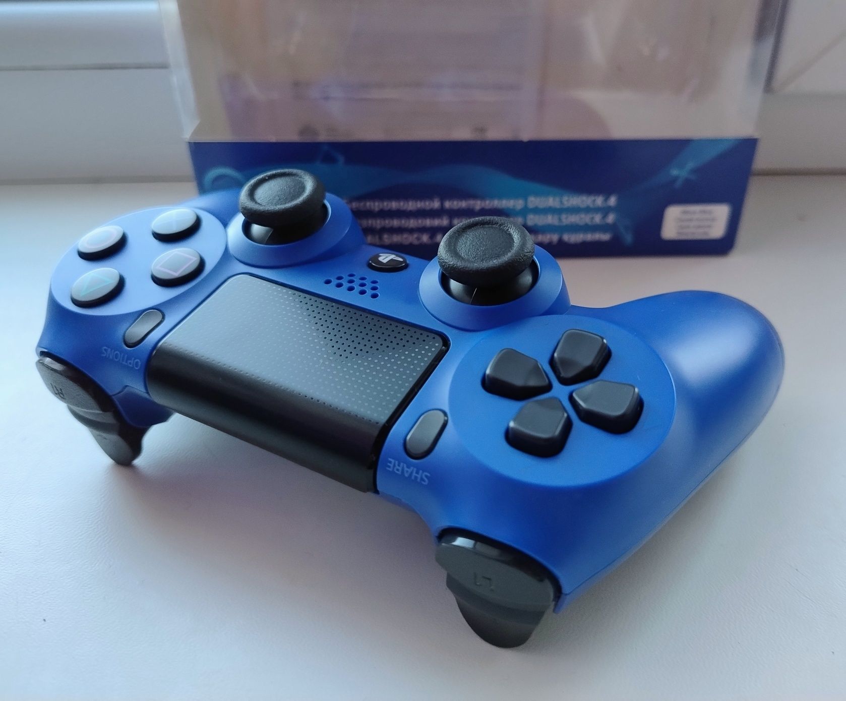 Джойстик для PS4, Wave Blue (оригинал)