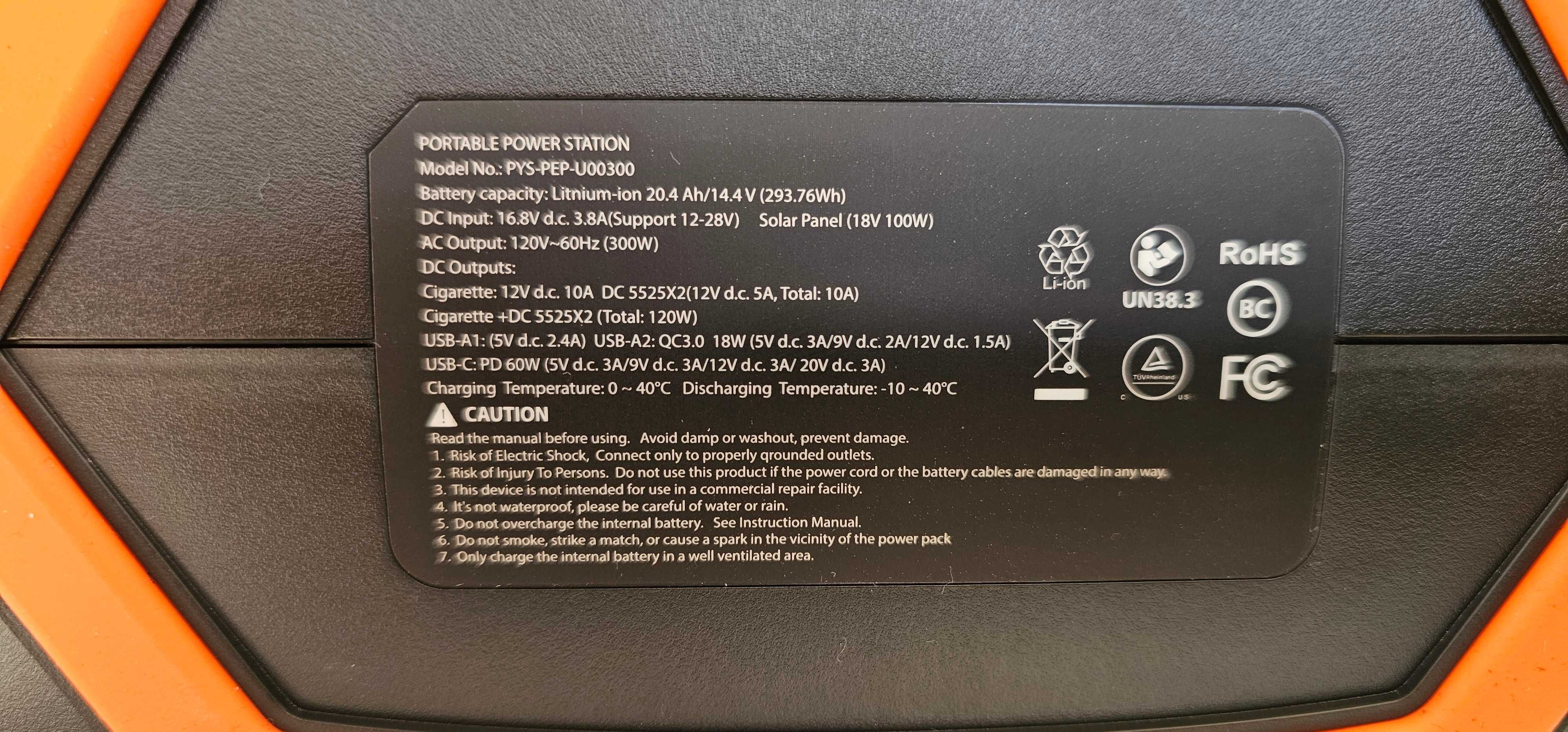 Przenośna stacja zasilania z magazynem energii ATZPOWER , power bank
