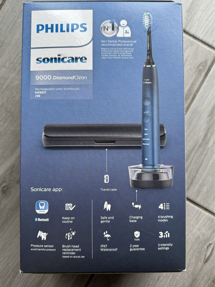 Електрична зубна щітка Philips Sonicare HX9911/88 Diamond Clean 9000