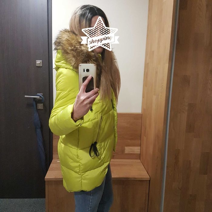 Neonowa kurtka MONACO Anna Lewandowska rozmiar M