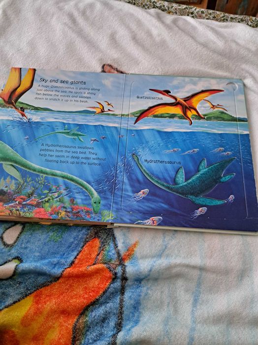 Dinosaur stencil book usborne książka dla dzieci po angielsku