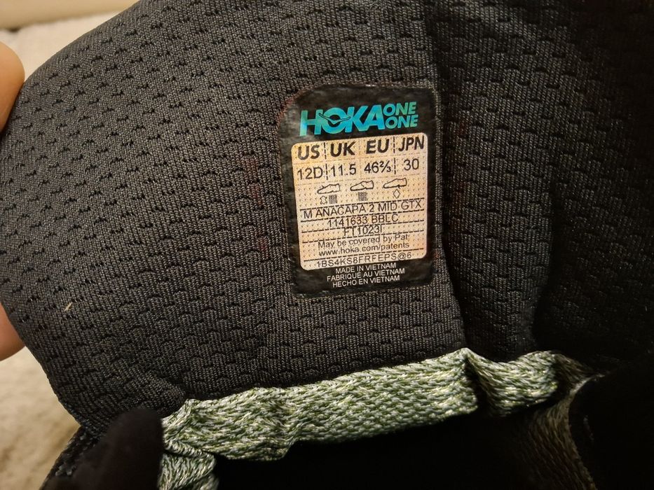 Hoka Anacapa 2 GTX  46.5/ 48 розміри. Gore-Tex. Оригінальні
