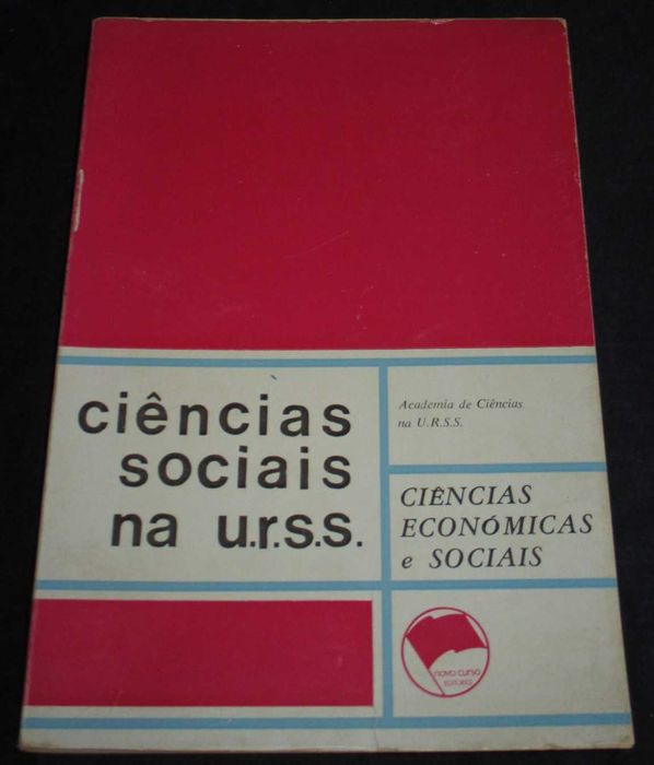 Livro Ciências Sociais na U.R.S.S Academia de Ciências na URSS