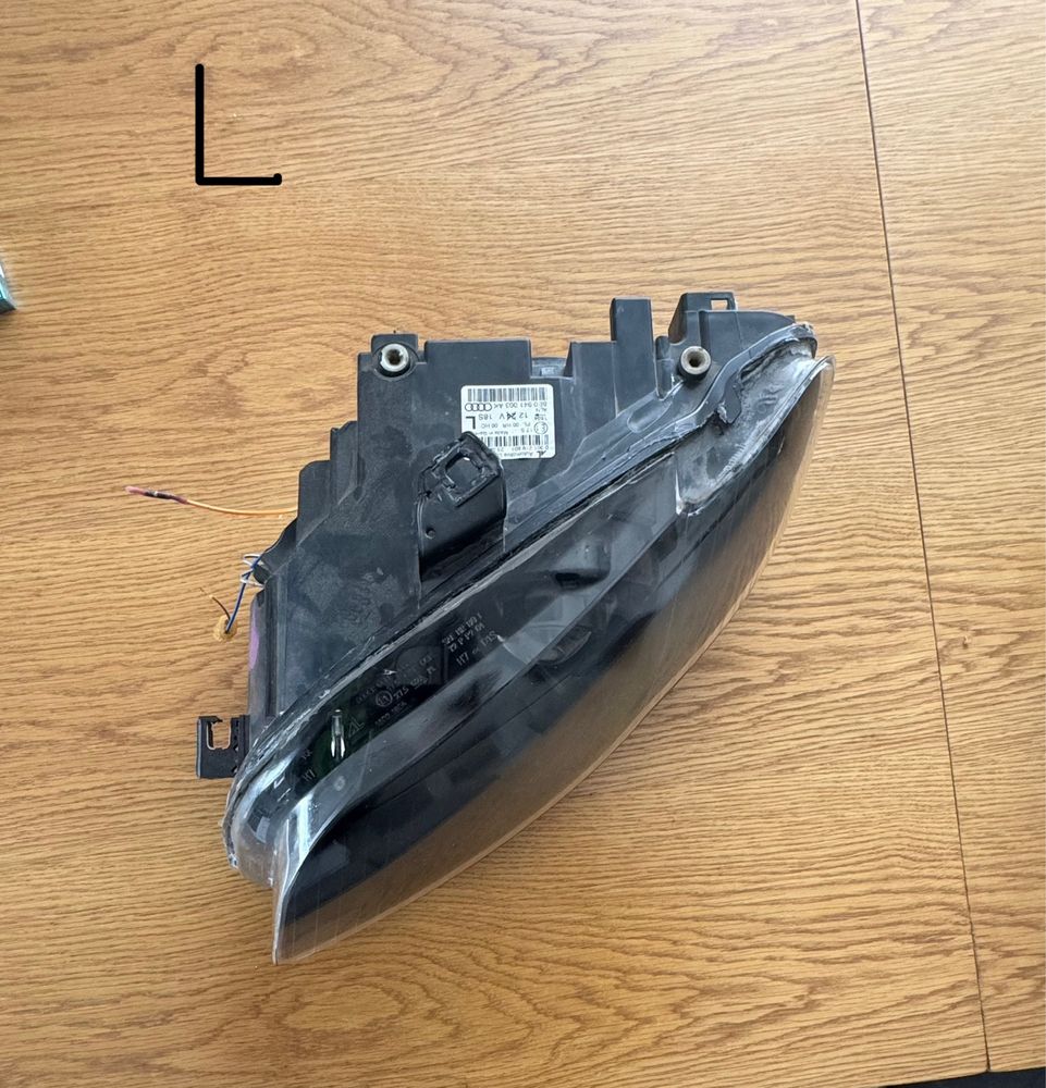 Lampy przednie Audi A5B7 soczewki