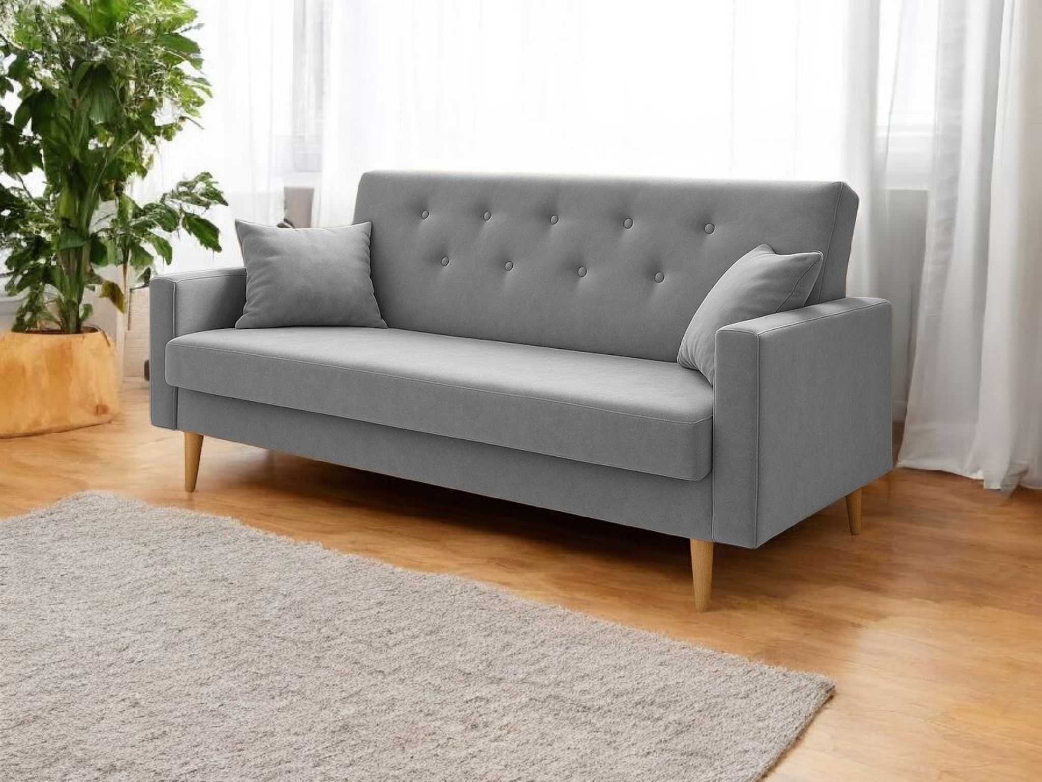 wersalka rozkładana Z FUNKCJĄ SPANIA z pojemnikiem kanapa sofa łóżko