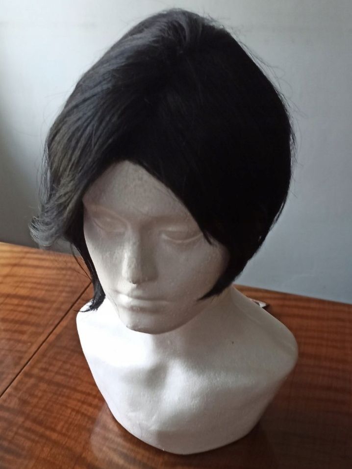 Nadia Bob Peruka Krótka Gęsta Czarna Brunetka