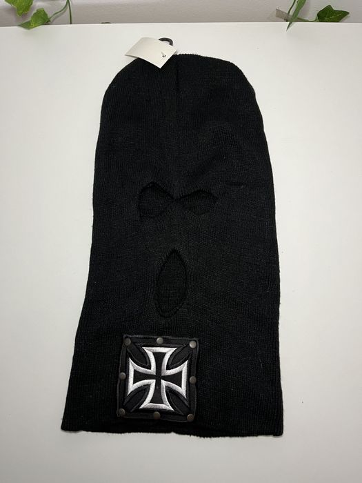 kominiarka czarna uniseks emo ghotic grunge opium alternative metalic