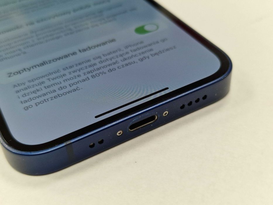Iphone 12 Mini 64GB/ Blue/ Bat 77%/ Grade A-/ Gwarancja + ładowarka